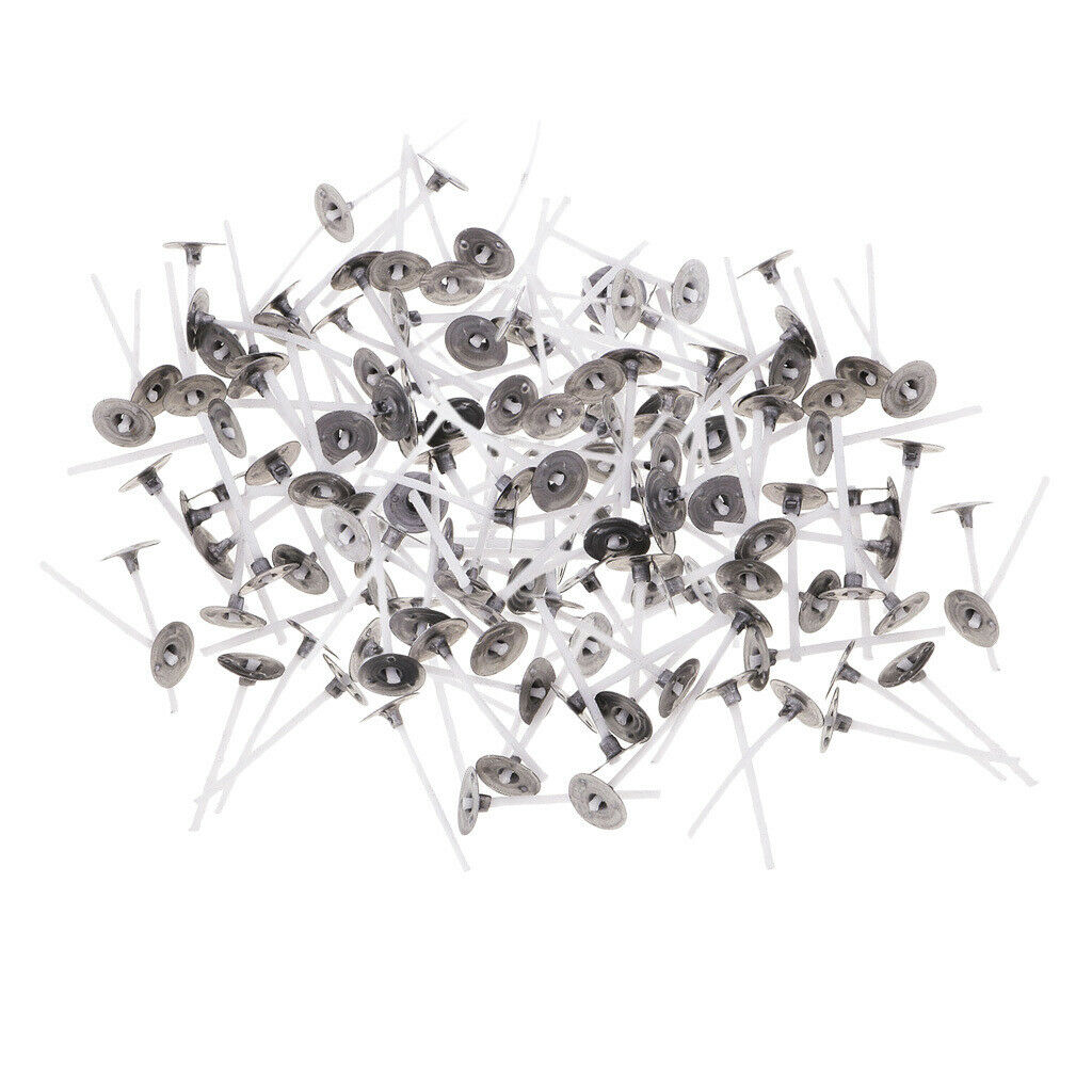 400 Pieces Tea Light Aluminum Empty Candle Cup /Container & 35mm Candle Wicks