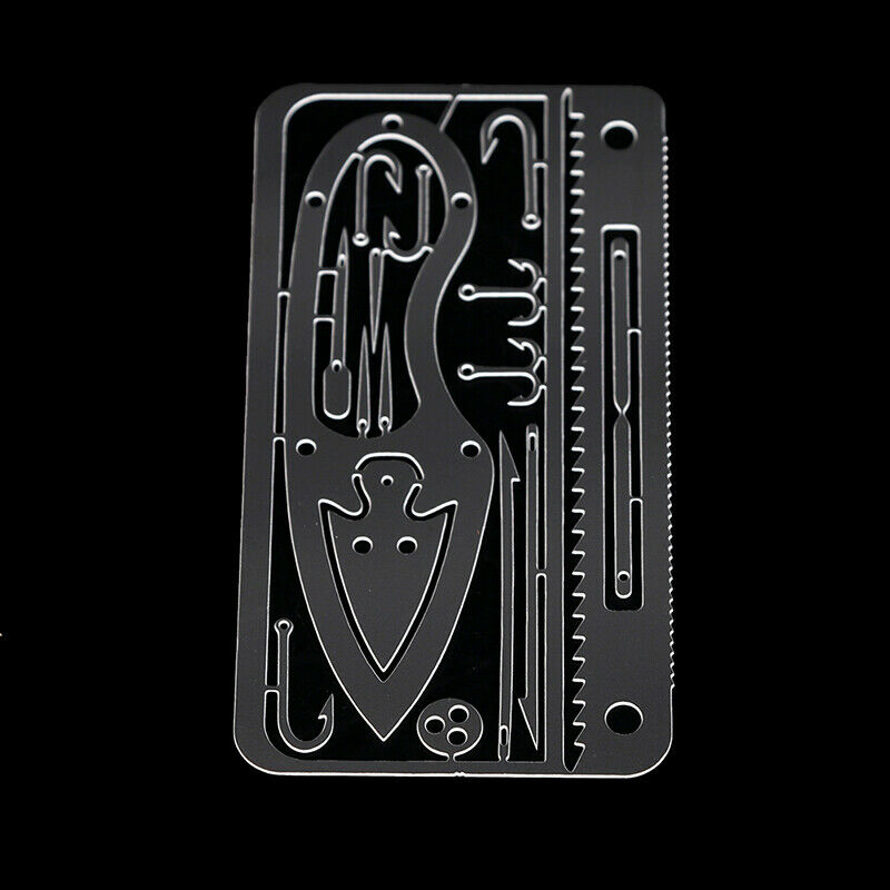 1set Multi Tools Card Survival Wallet Sized Camping Hiking Emergency EDC Gea TL