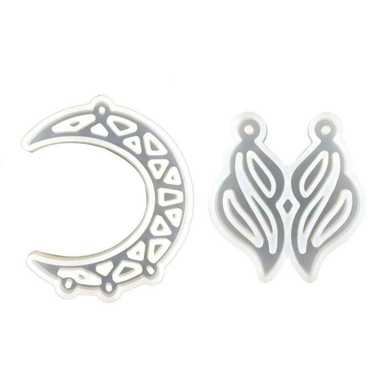 Earrings Eardrop Dangler Silicone Mould DIY Crafts Jewelry Pendant Casting Tools