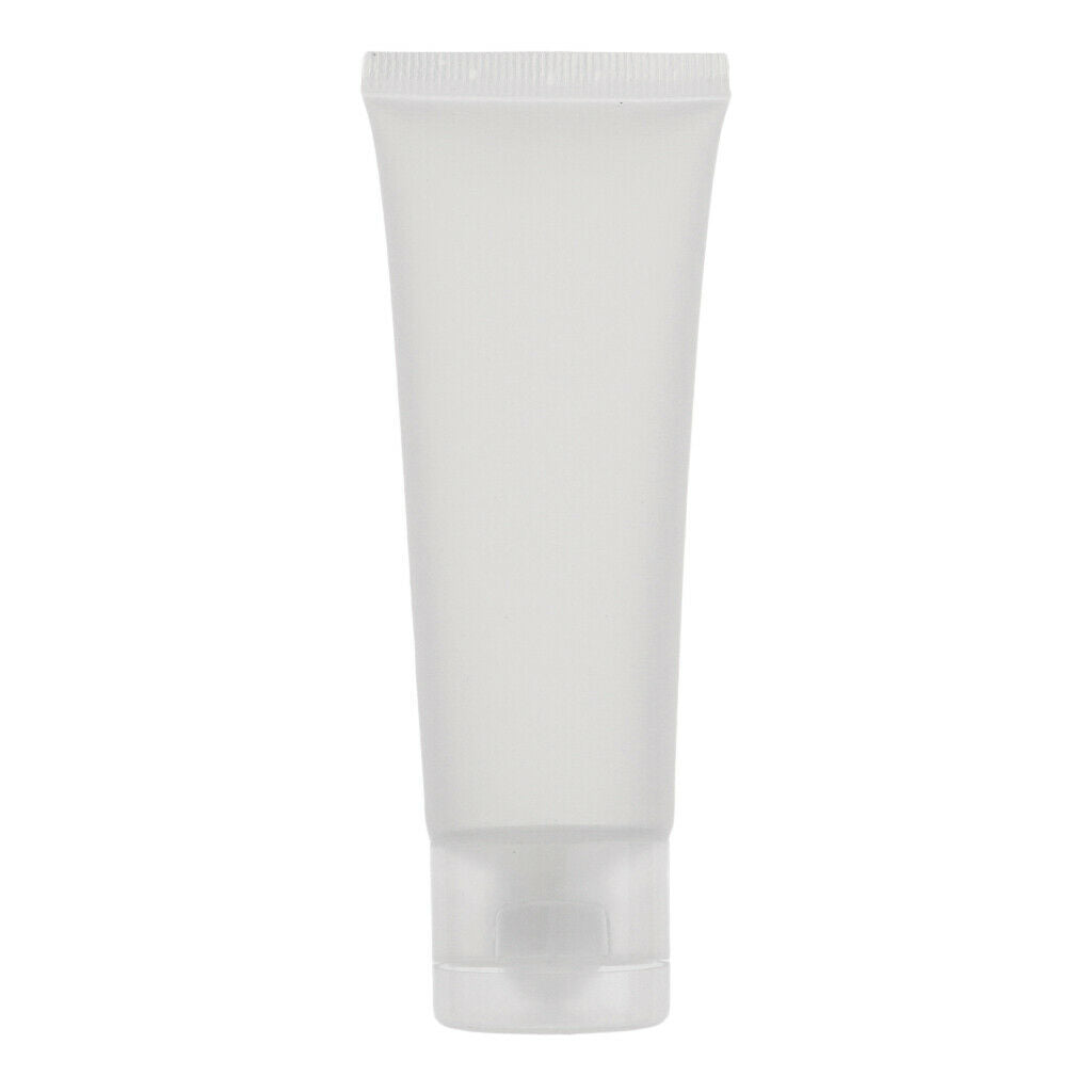 40 Pieces 50ml Frosted Empty Tubes Squeeze Skincare Travel Packaging Bottles