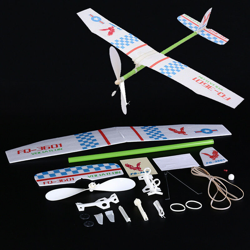 1pc light knight rubber band  aircraft glider competition mode.l8