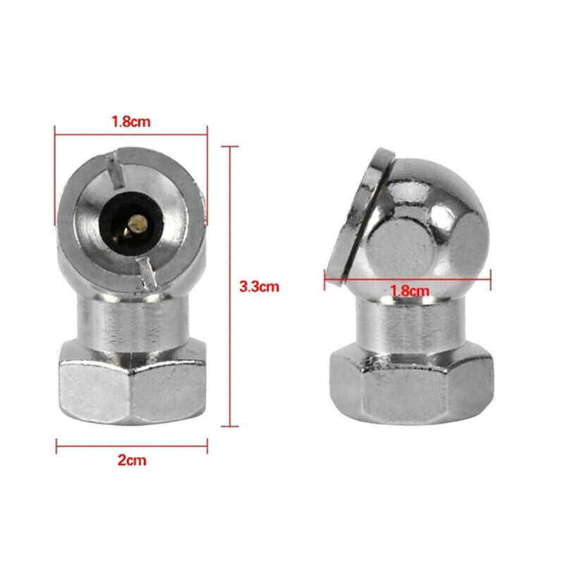 1/4 inch NPT Car Tyre Inflator Valve Connector Air Chuck Ball Tire Clip L.l8