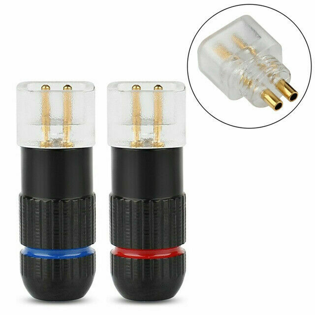 5x QDC Metal 0.78mm Pins Audio Connector For UE18PRO UE11PRO 7PRO Black AT2