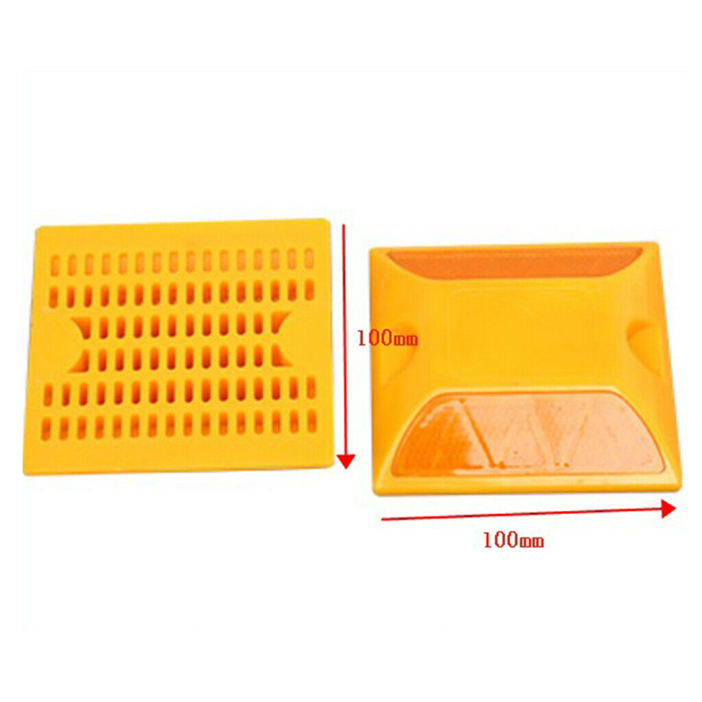 New Commercial 2-Sided Reflector Road Pavement Marker-Yellow