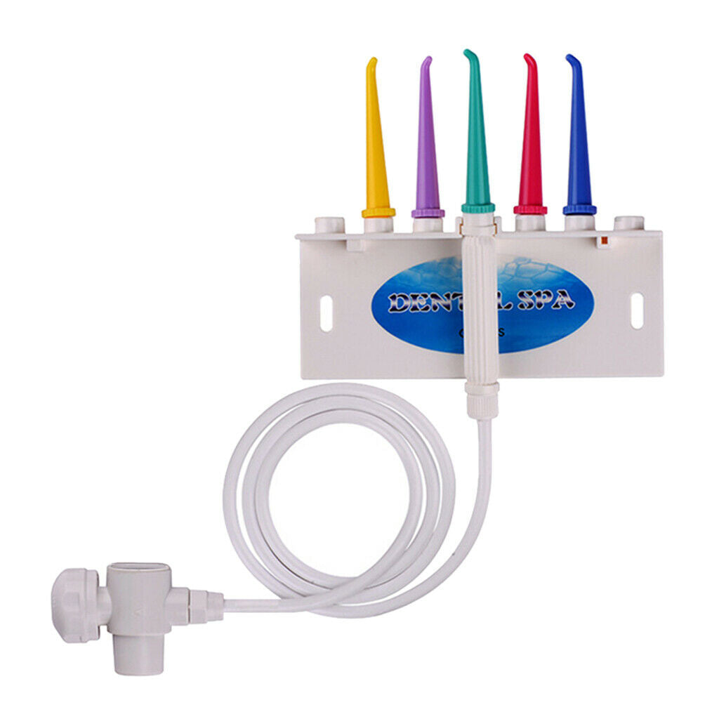 Portable Manual Dental Tooth Stains Remover Water Flosser Oral Cleaner