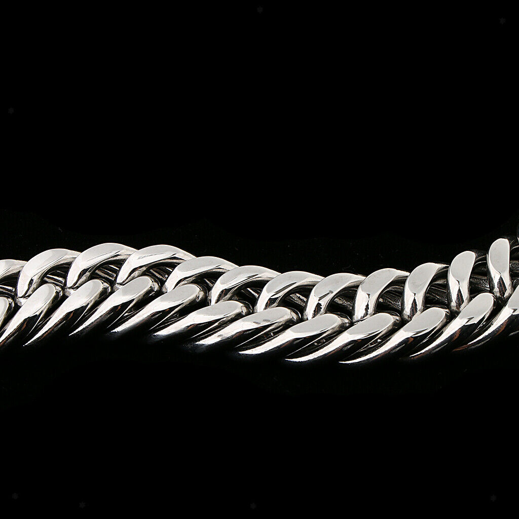 Cuban Chain Necklace Curb Chain Unisex Stainless Steel Necklace Link Chain