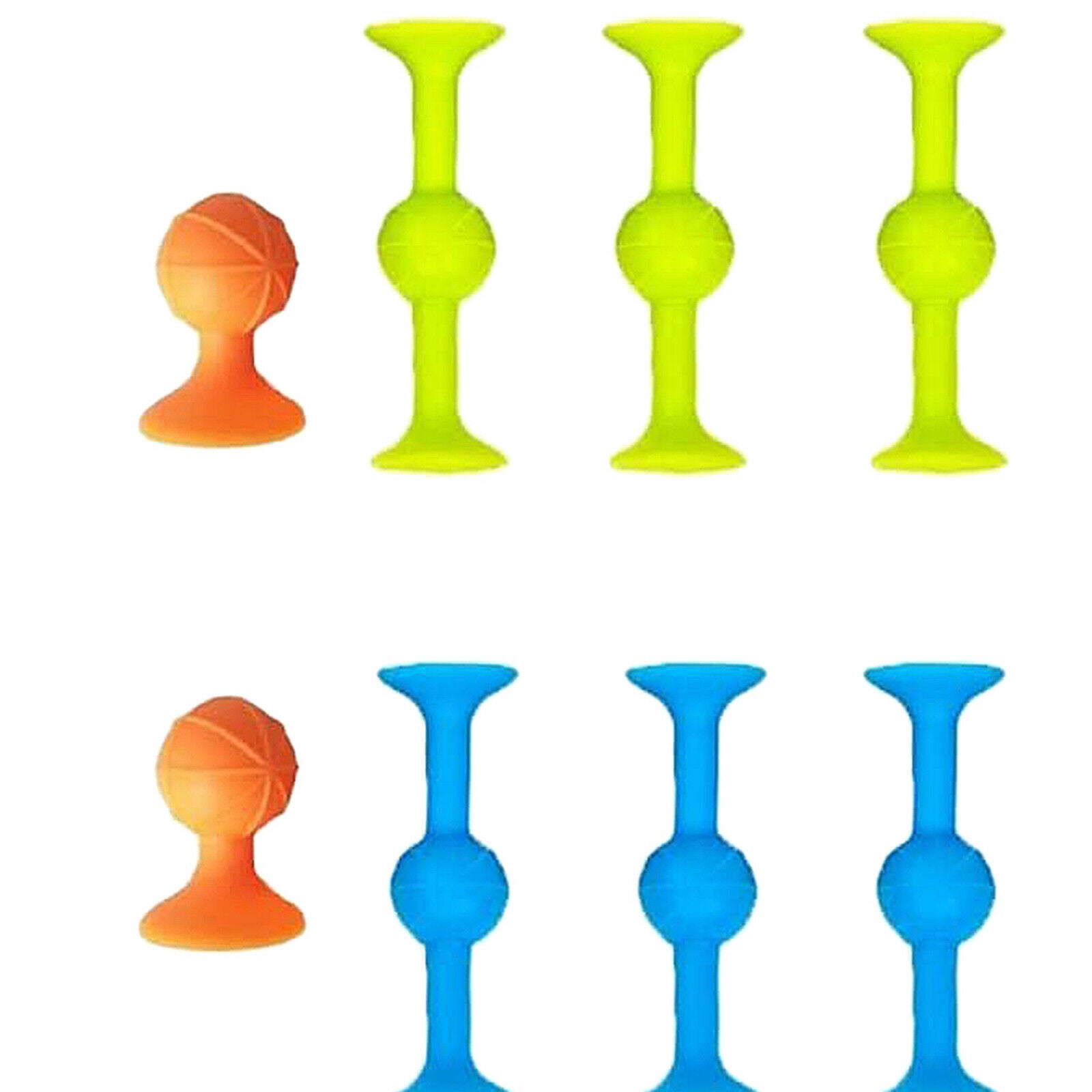 Soft Building Blocks Kids DIY Sucker Funny Silicone Block Construction Boys