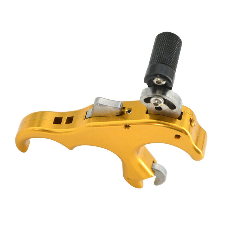 Archery Thumb Trigger 3 Finger Grip Release Aids Caliper Compound Bow Automatic
