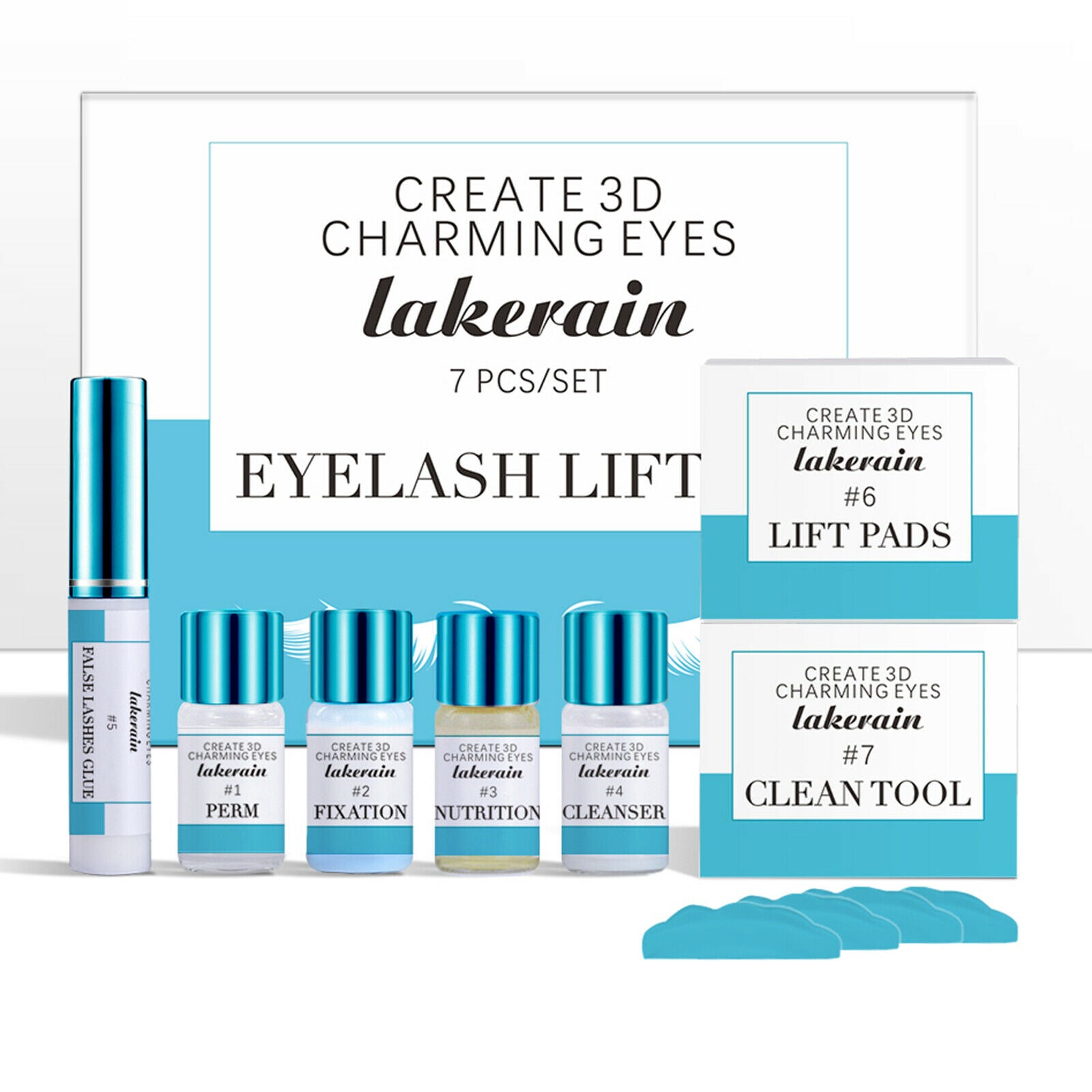 Beauty Professional 7 in 1 Eyelash Lift Kit Tool Lashes Curl Lash Perm Kit