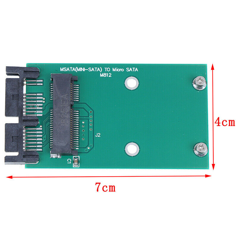 1Pc Mini PCIe PCI-e mSATA 3x5cm SSD To 1.8" Micro SATA Adapter Converter .l8