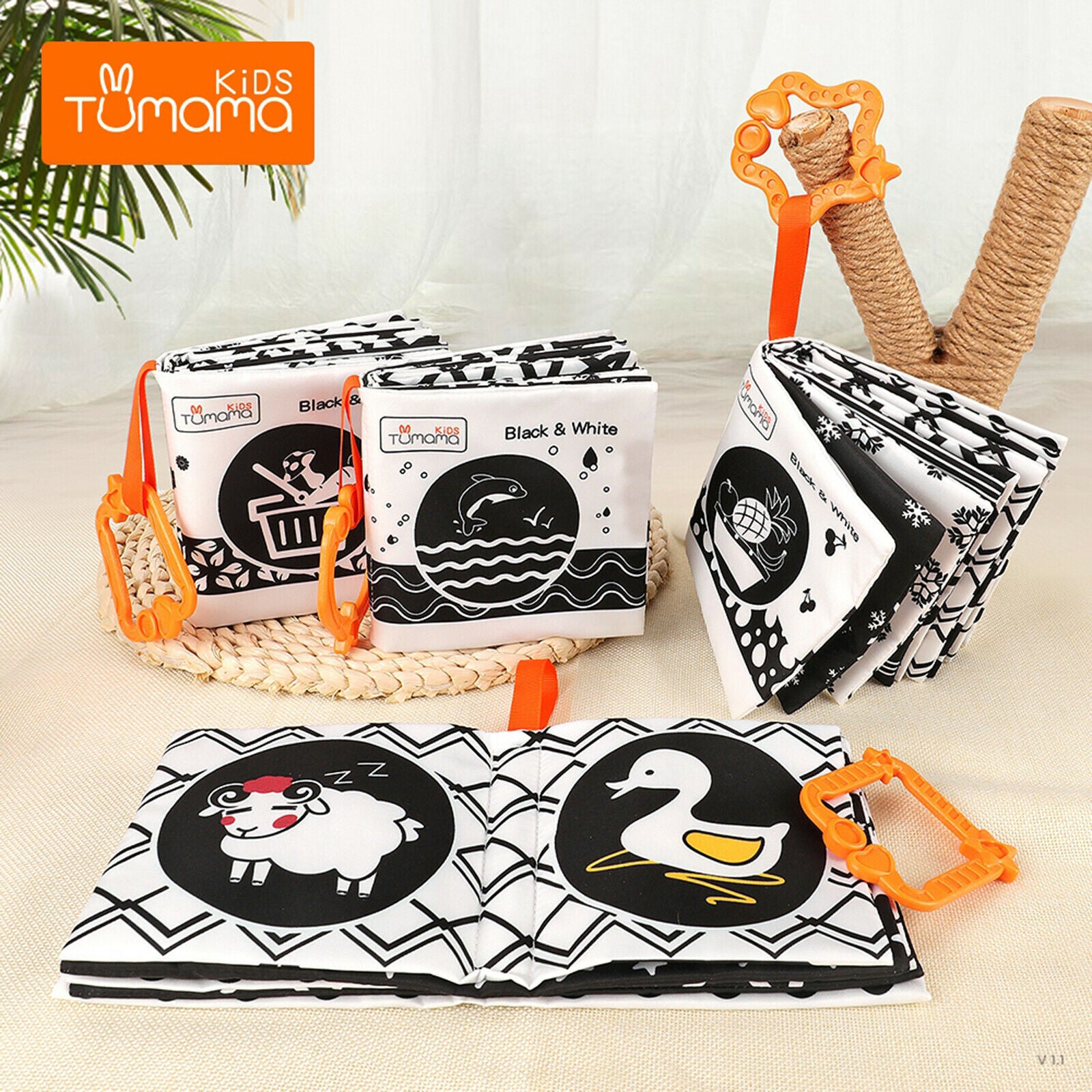 Soft Fabric Baby Books Baby Books Non-toxic Fabric Baby Crinkle Sound Bath Books
