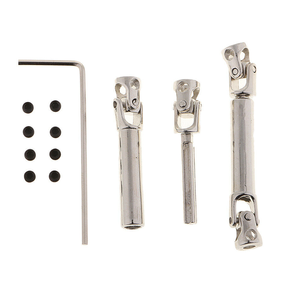 RC Car Metal 50-70mm Drive Shaft and Screws Set for 1/16 WPL RC   Truck