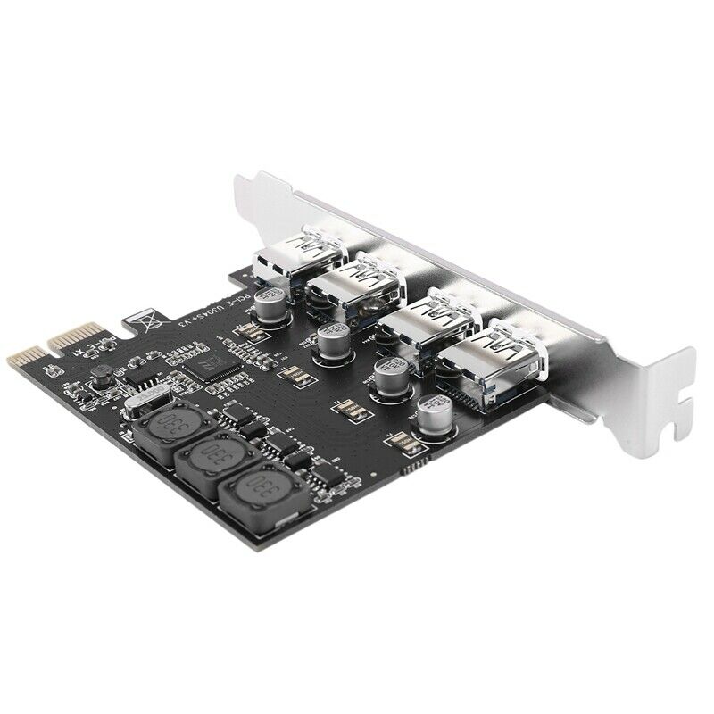 4 Port Usb 3.0 Pci Express Expansion Card Pcie Pci-E Usb 3.0 Host Controller 4U9