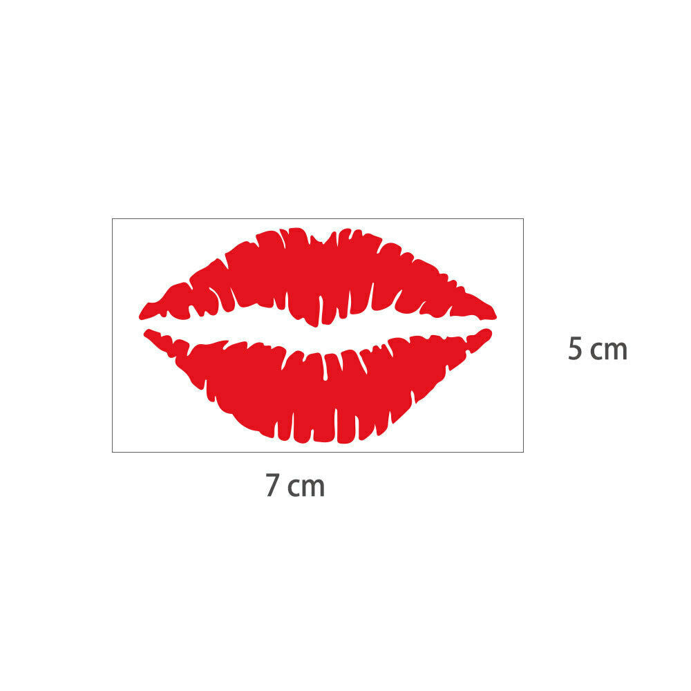 7x5cm Kiss Marks Fuel Cap Decals Car Styling Decoration Stickers Car Stickers