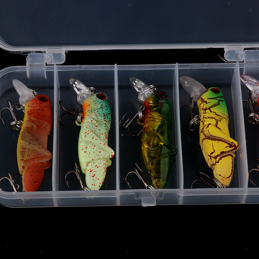 Locust Lures Insect Fishing Lures 4.2g/6cm Hard Baits Floating Topwater