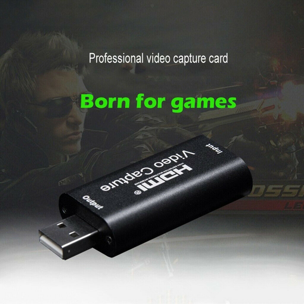 3x HDMI to USB 2.0 Video Capture Card HD Grabber Game / Live Streaming
