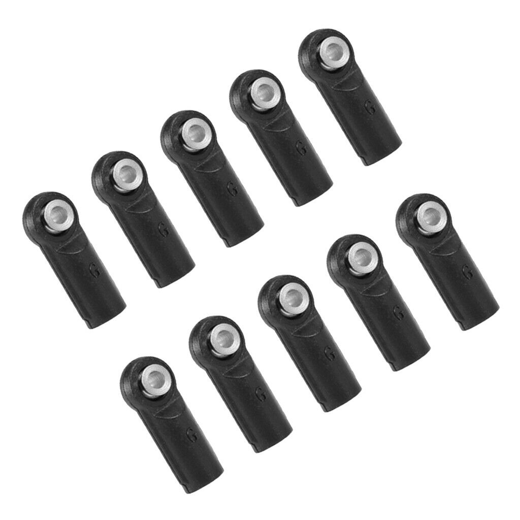 30 Pieces M4 Rod End Balls Joint Head Set for 1/10 Remote Control Car Accs