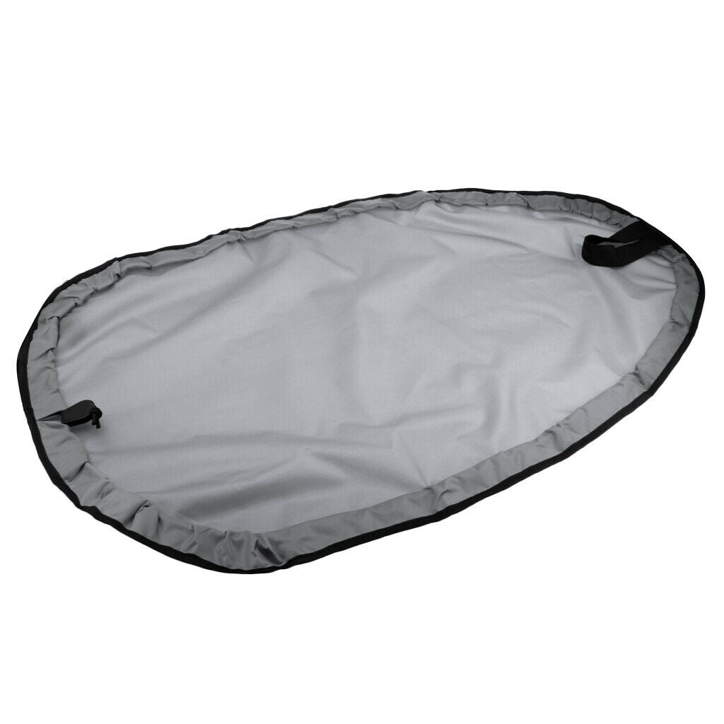 Universal Kayak Cockpit Cover Seal Protector for Transport Storage XS Gray
