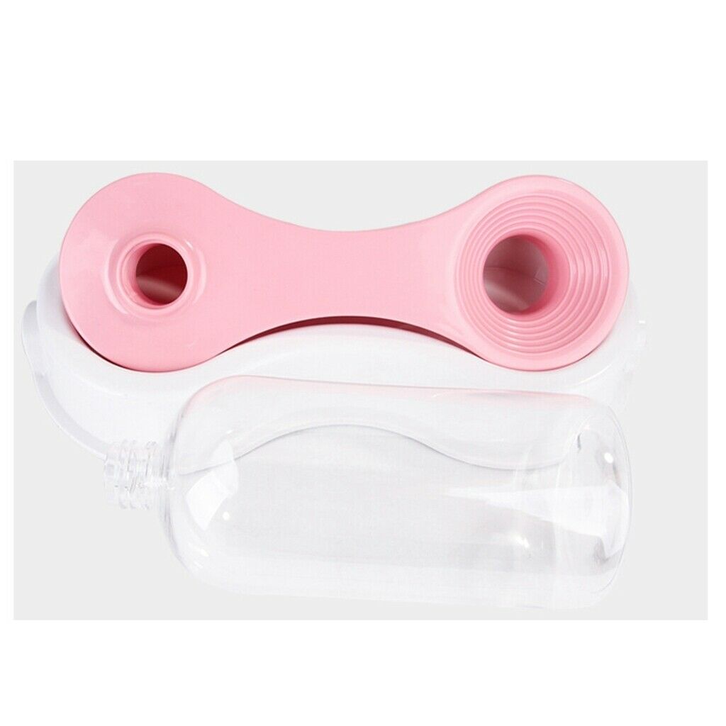 Automatic Pet Dog Cat Rabbit Water Dispenser Dish Bowl Feeder Antiskid Pink