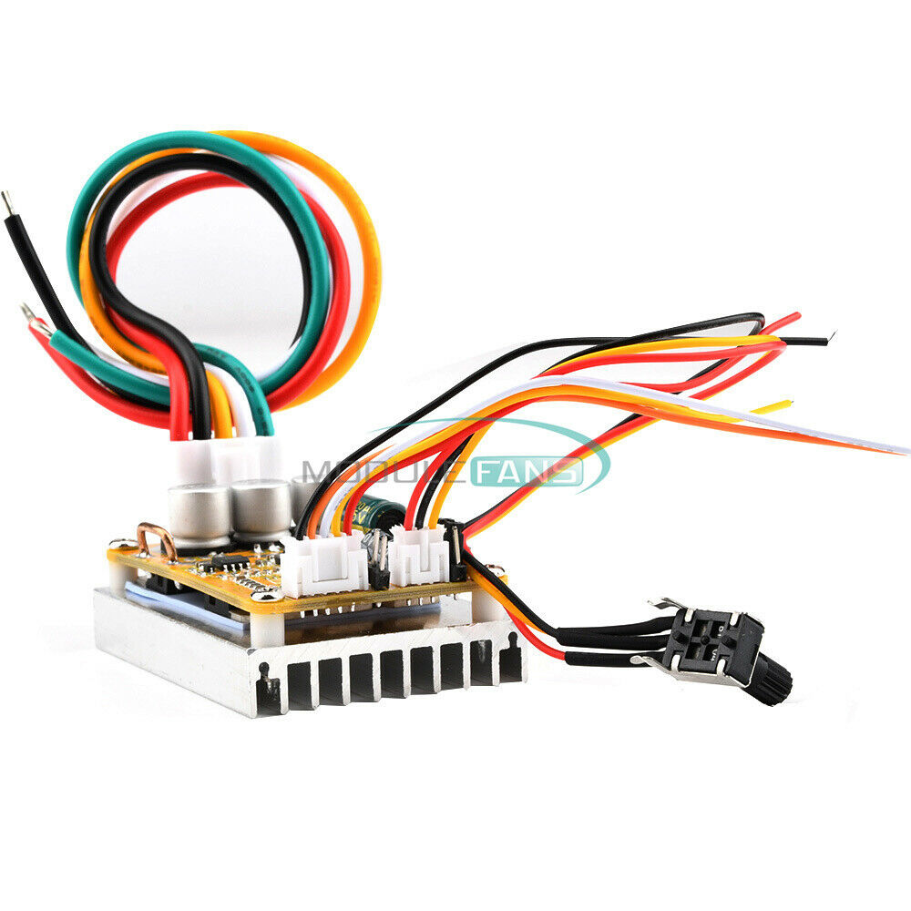 5-36V 350W BLDC Three-Phase Sensorless Brushless With Hall Motor Controller