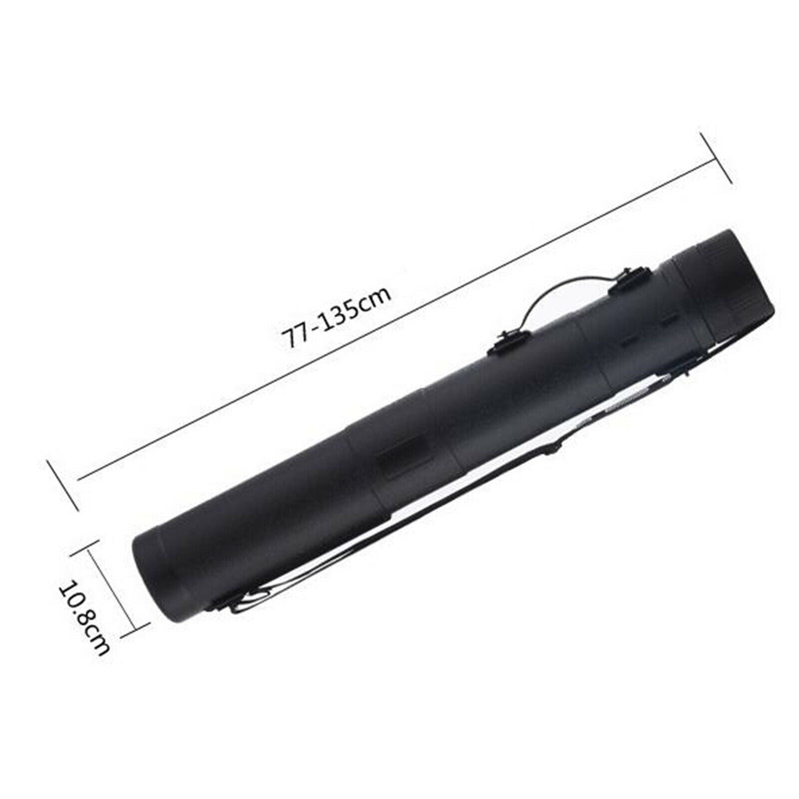 Plastic Poster Art Document Paper Storage Tube Carrying Case 30" to 53"