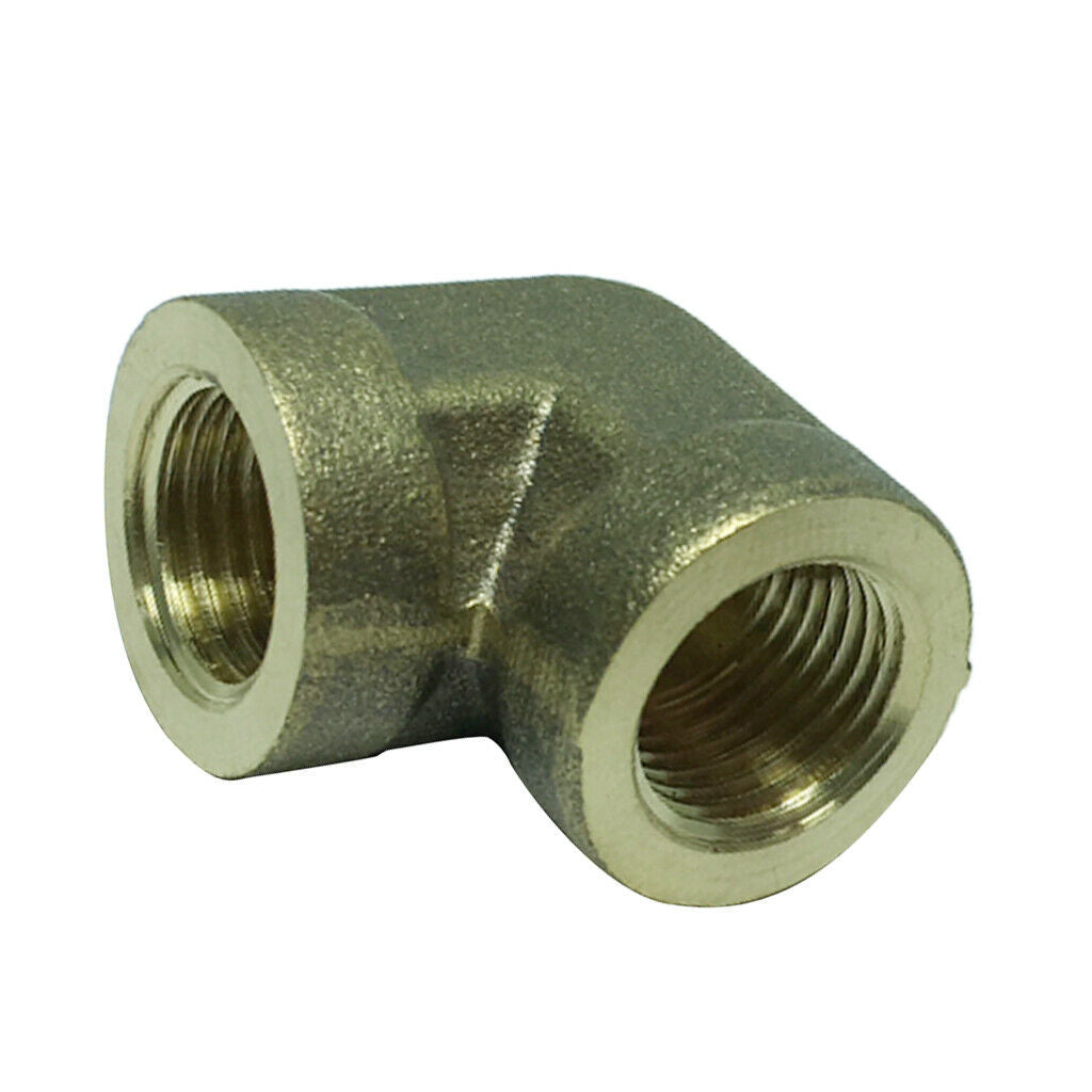1Pc DN8 1/4" Female x Female Elbow Brass Adapter Connector Pipe Tube Fitting