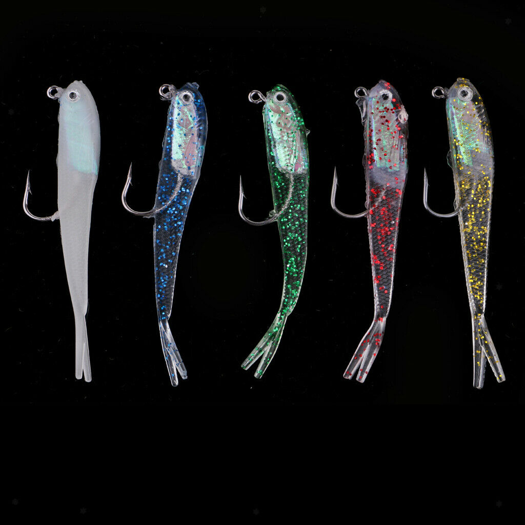 20pcs   Small   Soft   Fishing   Lure   Sea   Freshwater   Fishing   Bait   Jig