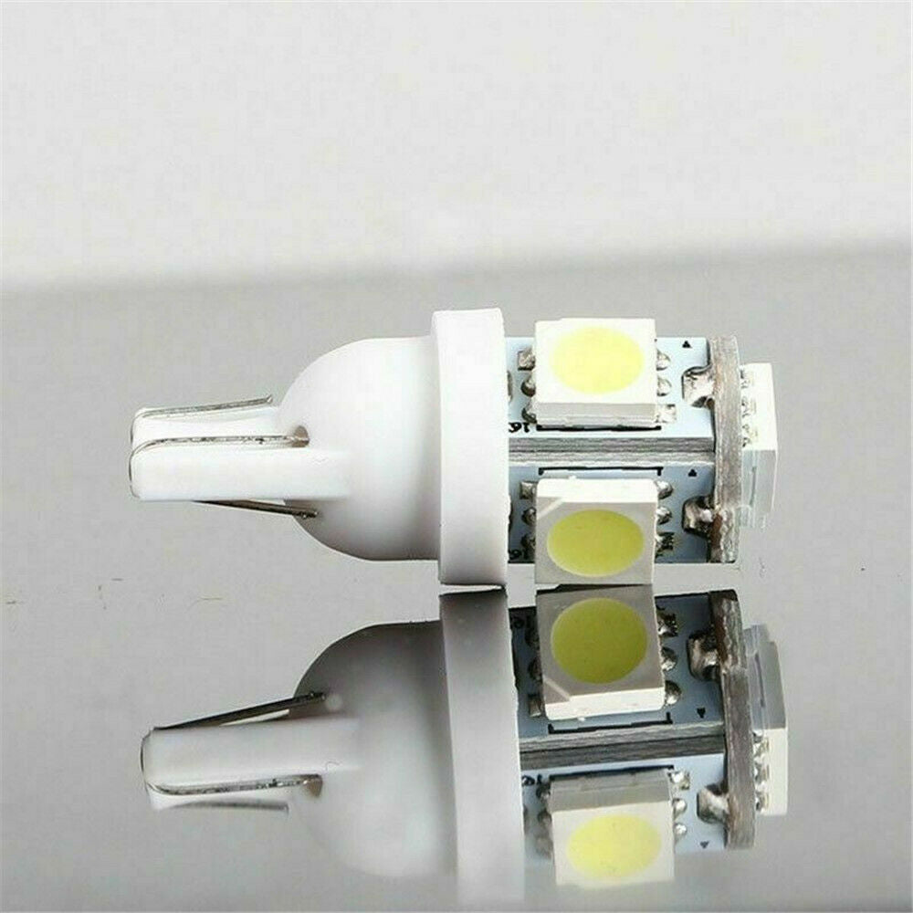 15pcs LED Car T10 12V-White 5050 5smd-Wedge Light-Bulbs-W5W 194 168 2825 158 192