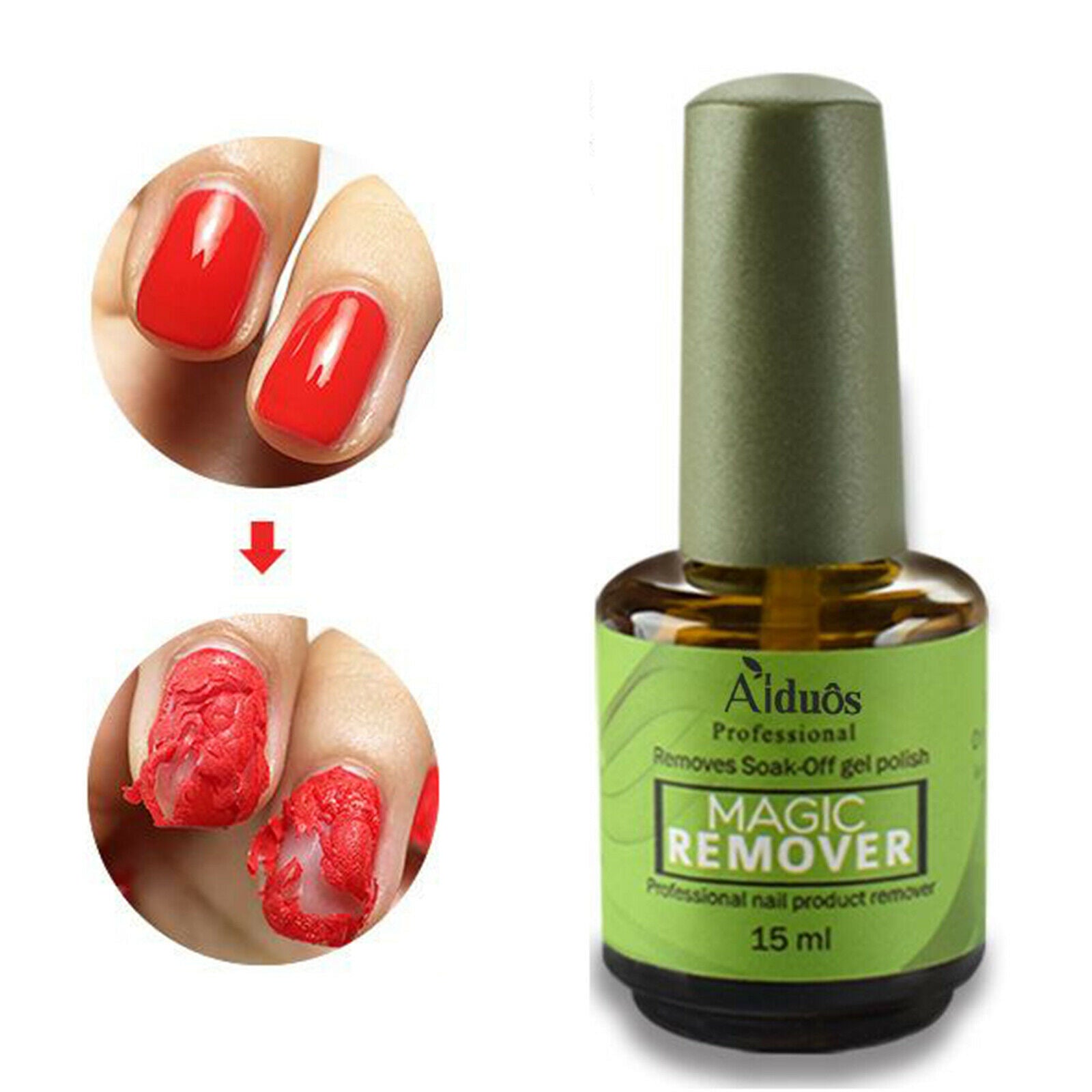 Vinimay Gel Polish Burst Magic Soak Off Remover Nail Cleaner Nail Manicure Tool