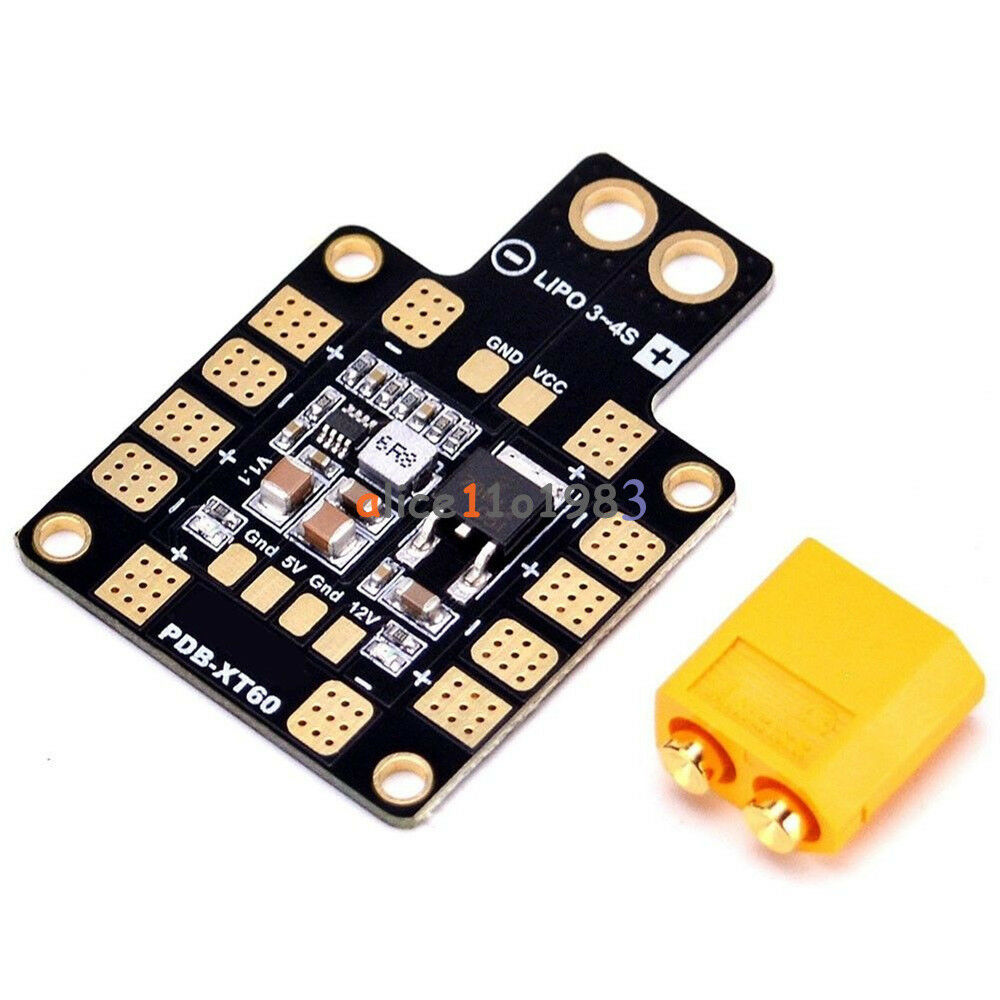 PDB-XT60 Power Hub Distribution Board BEC 5V 12V for Racing 250 210 Drone
