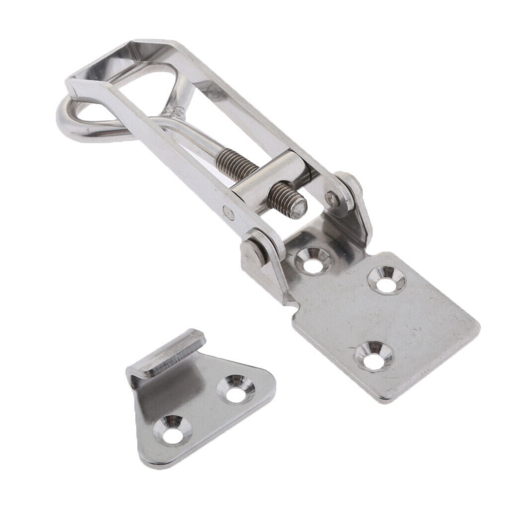 Adjustable Type 1 Anti-Rattle Latch Lock Locking Stainless Steel Latch Boat