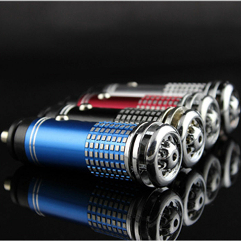 Auto Car Fresh Air Freshener Ionic Purifier Oxygen Bar Ozone Ionizer Cleaner US
