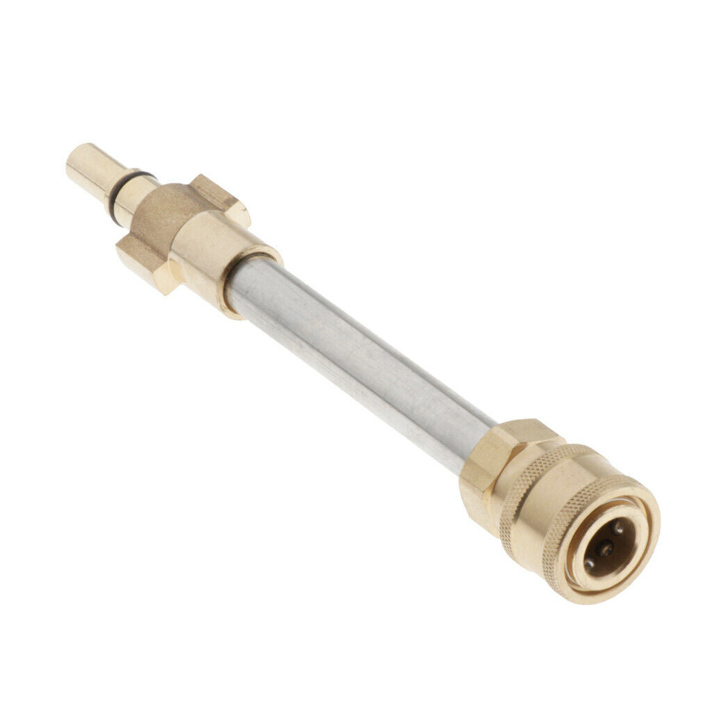 1pc Pressure Washer Adapter 1/4in Quick Connector Car Wash Converter Adapter PA7
