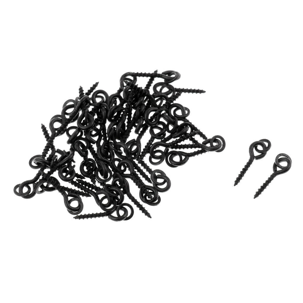 50 pieces carp fishing bait tool 1.3cm bait tool screw bolt