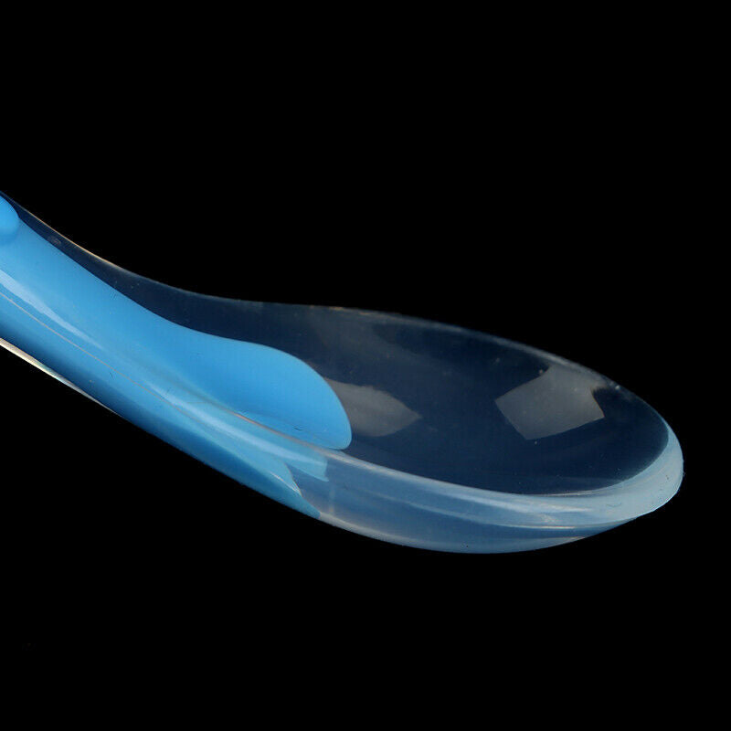 1PC Baby Spoon Feeding with Storage Box Non-Slip Baby Trainning Spoon Tablew Qx