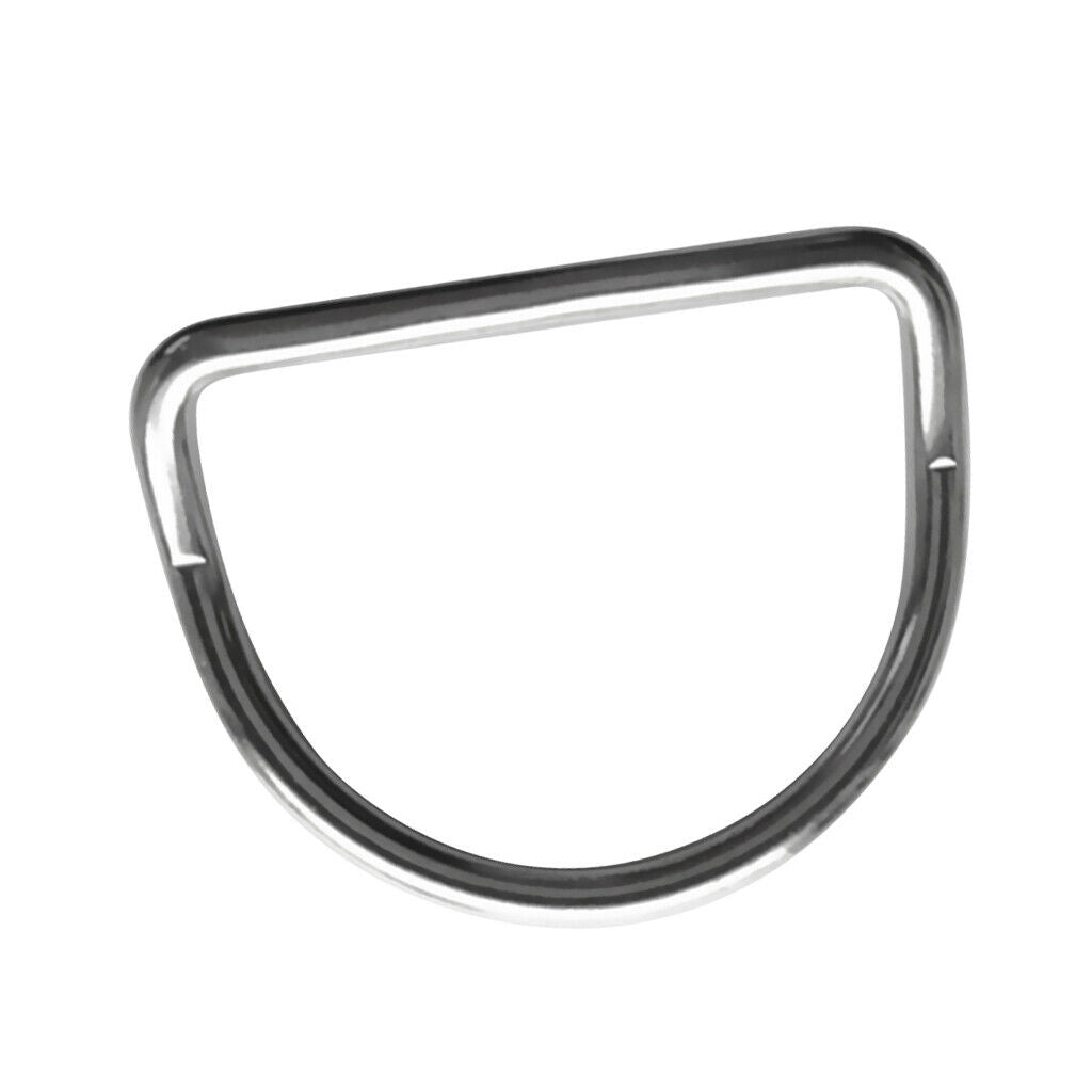 Heavy Duty 316 Stainless Steel Dive Scuba Bent D Ring Fits 50mm Webbing Belt