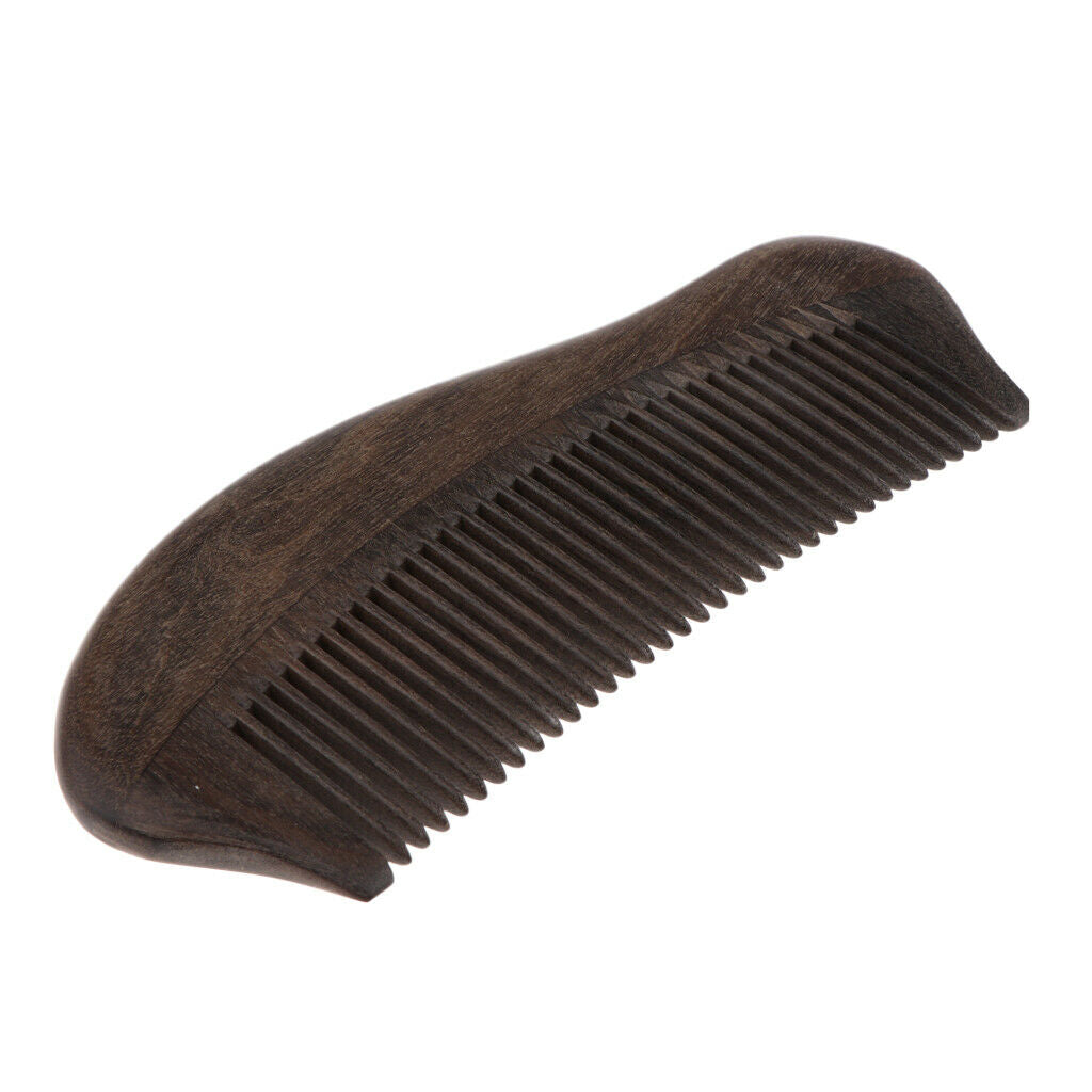 Exquisite Fine Teeth Detangling Wooden Comb Reduce Hair Breakage Split Ends