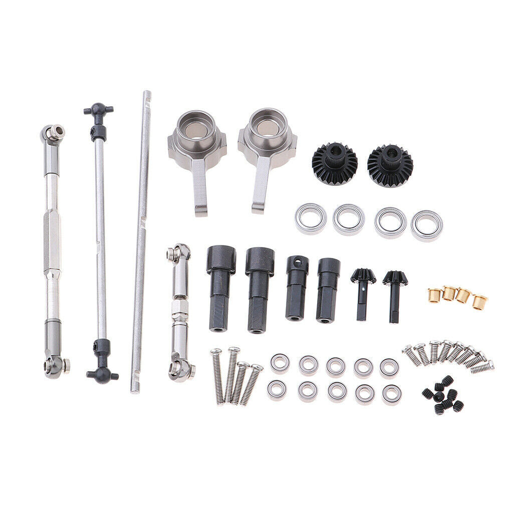 Metal Rear Axle Military Trucks DIY for WPL B1 B14 B24 C14 C24 B16 B36