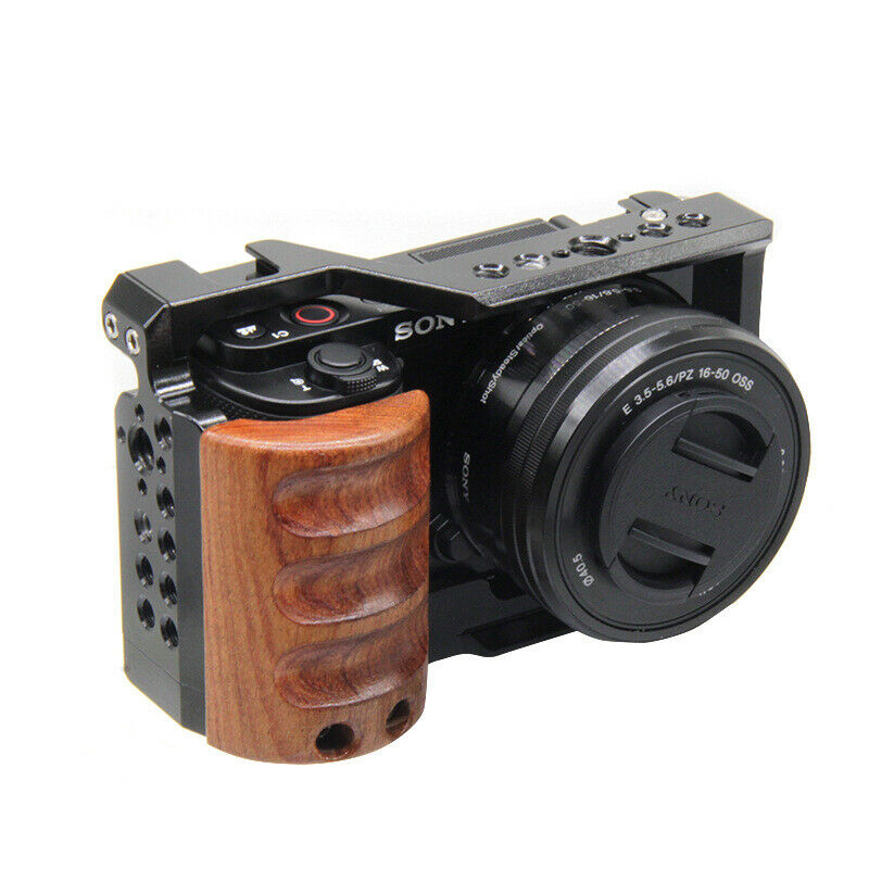 New Quick Release Protective Camera Cage for Sony ZV-E10 Camera Non-slip Black