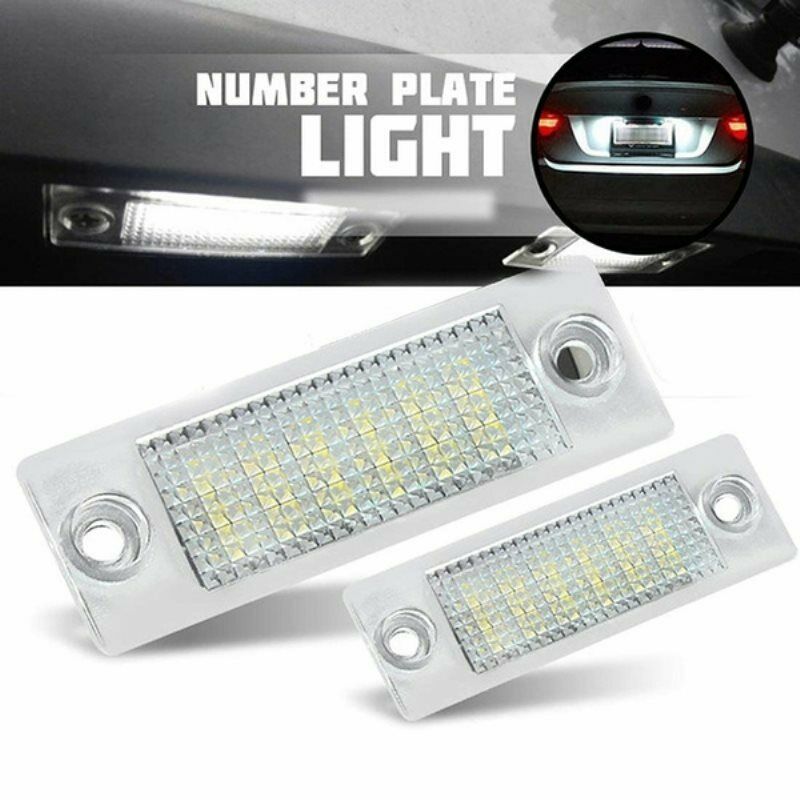 2Pcs 18LED License Number Plate Light Lamp For Touran Golf CaddyI7CA