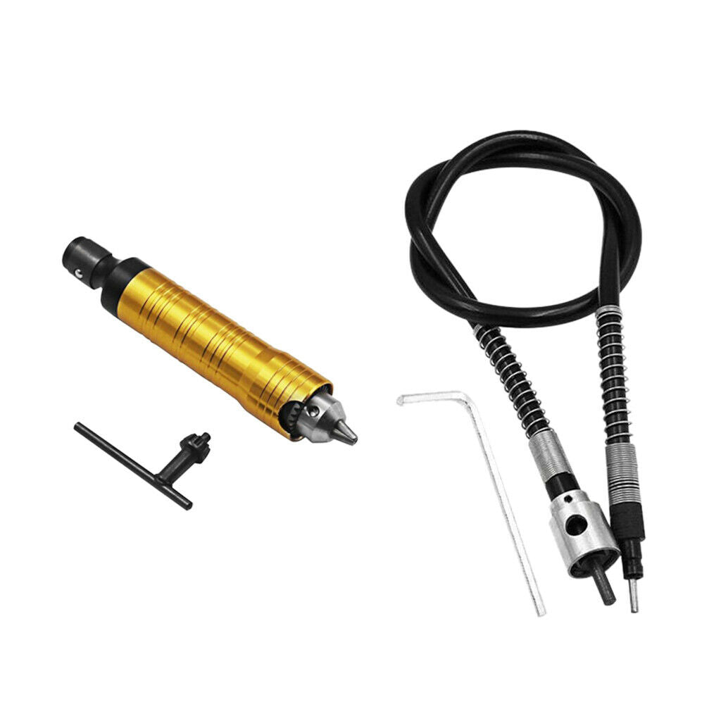 0.3-6.5mm Grinder   Shaft For Electric Drill Rotary Tool &Grip Handle