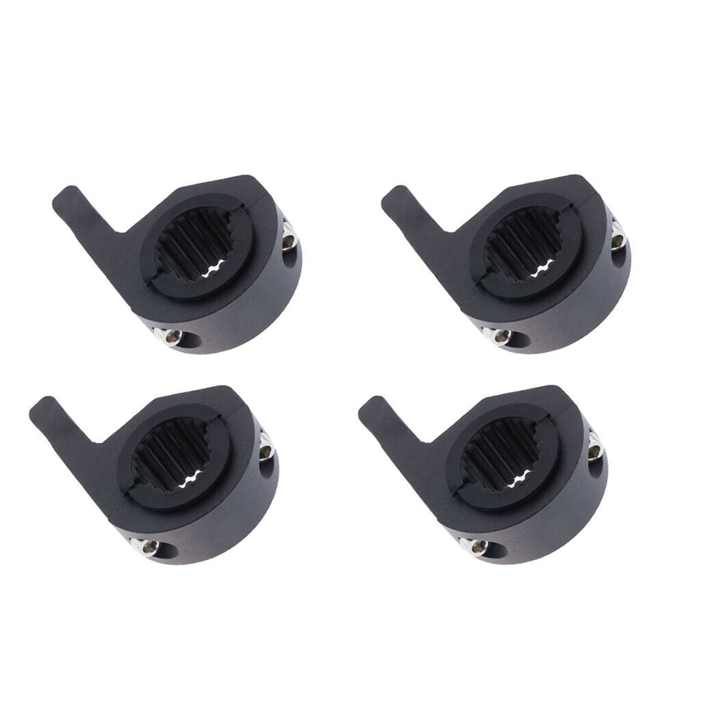 4 x Motorcycle Crash Bar Guard, Fog Light Clamp Bracket Water Resistance