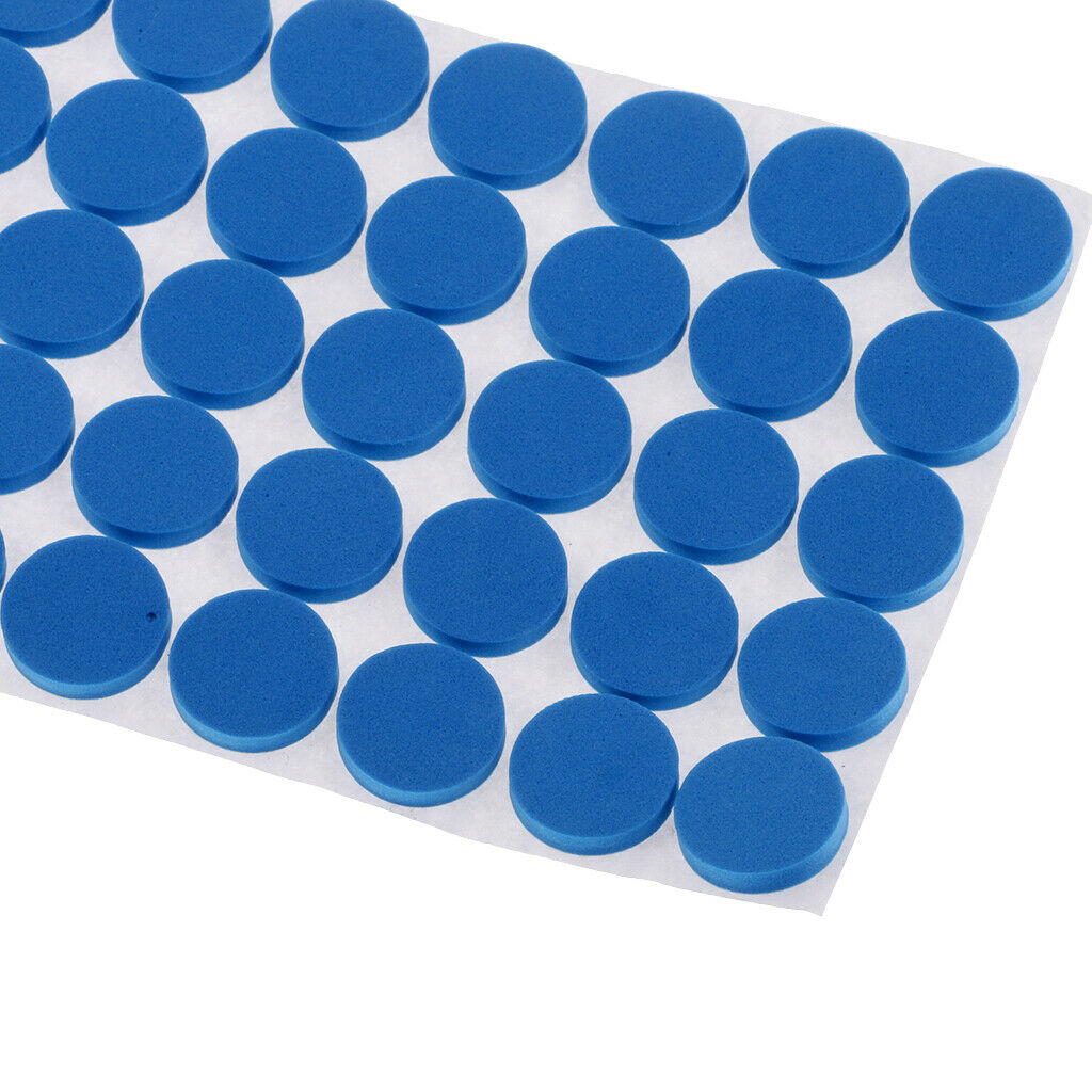 100 Pieces Furniture Pads Self-Adhesive Non-slip Floor Wall Protectors Blue