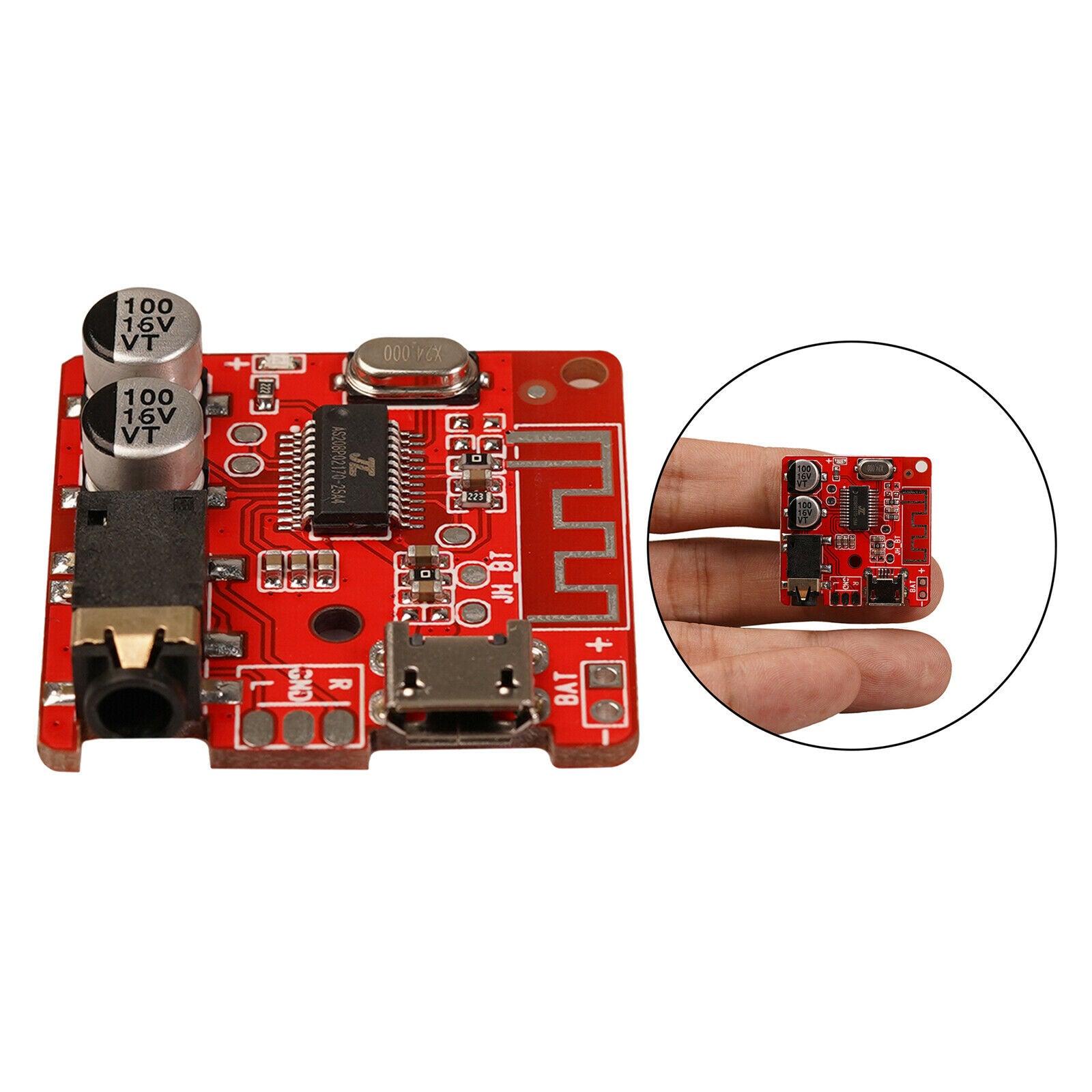 Bluetooth Receiver Board Decoder Board Music Module SNR 90dB THD+N -70dB red