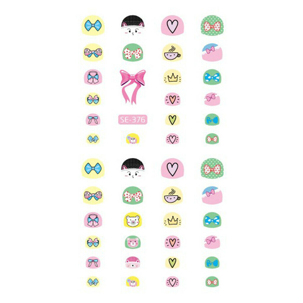 10x Moon Nail Art Stickers Boys Girls Adults Tips Decals for Phone Clothes