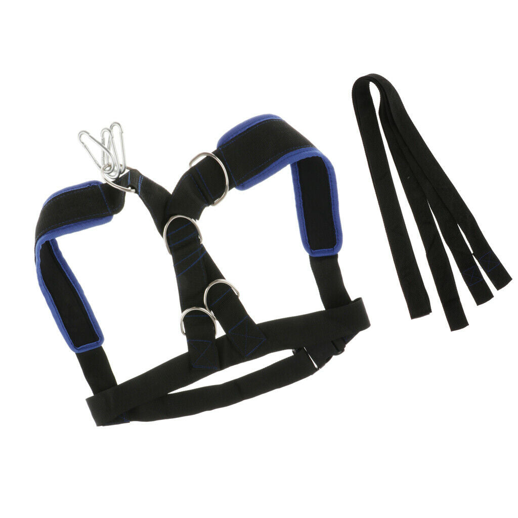 Heavy Duty Sled Harness Vest Pad Shoulder Strap for Speed Training