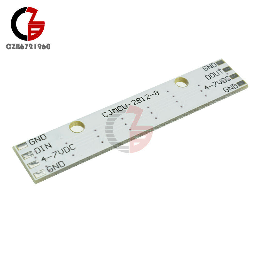 5PCS 8-Bit 5050 WS2812 RGB LED Driver Board 5V Lamp Panel Module For Arduino AVR