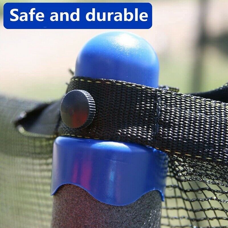 1.5 Inch Diameter Trampoline Enclosure Pole Caps with Screw Thumb and TrampoD4Y3