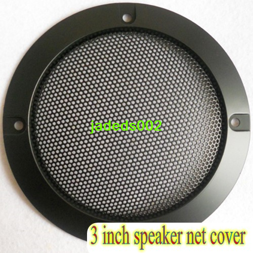 1pcs 3"inch speaker grill Car audio Decorative Matt Protective net cover black