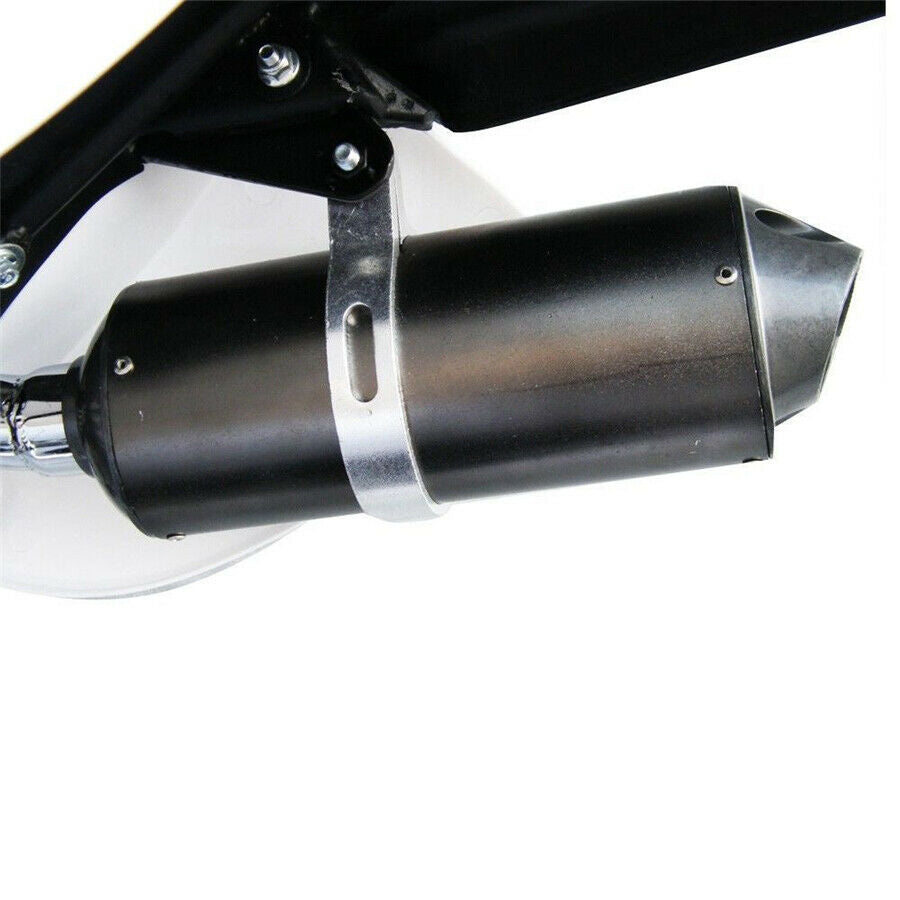 Black Muffler Exhaust Pipe For 125 150 160cc Dirt Pit bike ATV Motorcycle